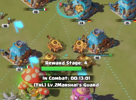 Last War Alliance Exercise Map