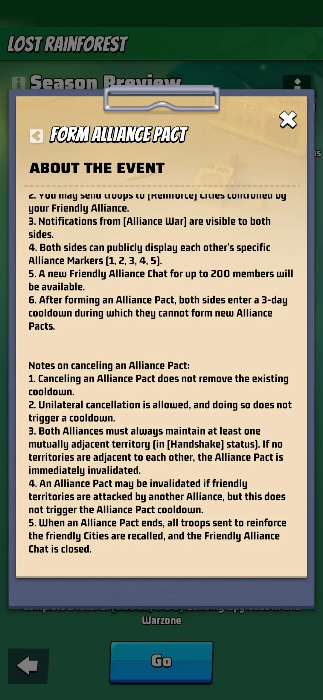 Last War Alliance Pact Form 2