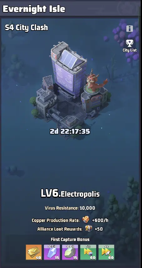 Last War City Clash Season 4 Electropolis