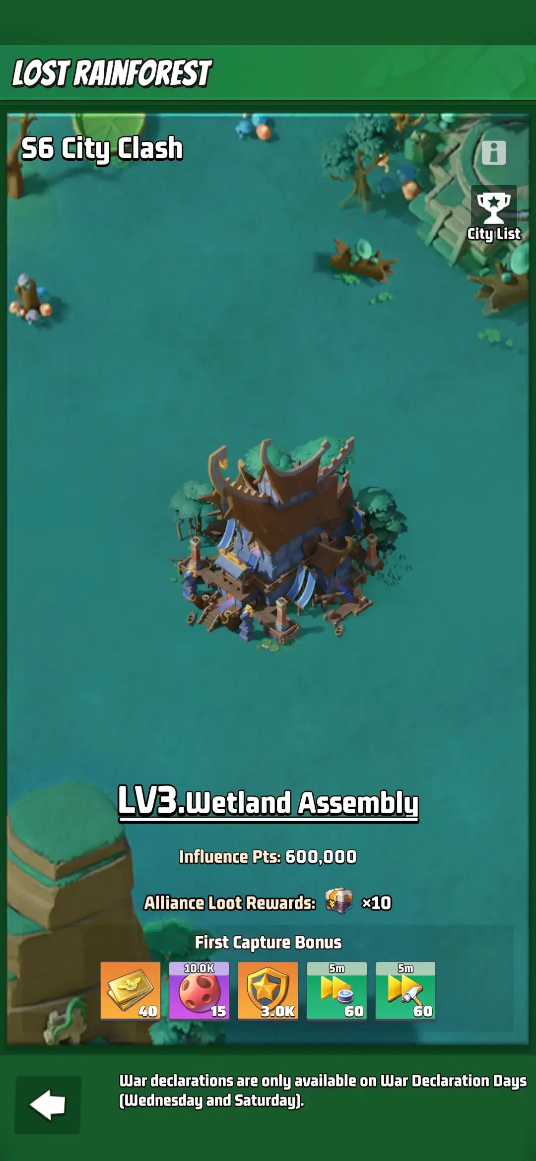 Last War City Clash Season 6 Wetland Assembly