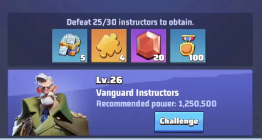 Last War Generals Trial Normal Mode Progression