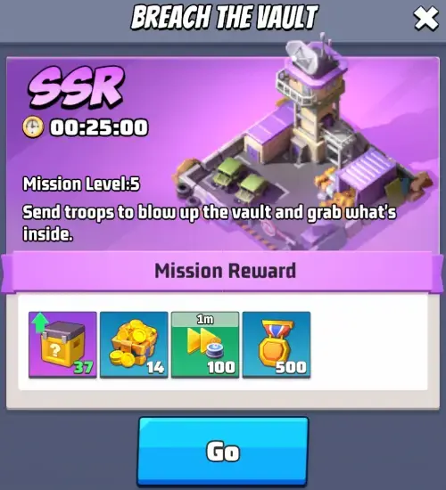 Last War Ghost Ops Mission Type SSR