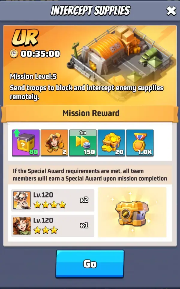 Last War Ghost Ops Mission Type UR