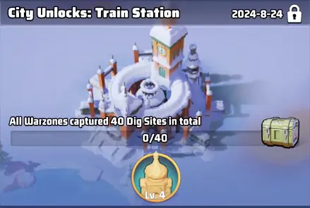 Last War Season 2 Week 2 City Unlocks Train Station