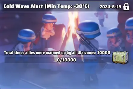 Last War Season 2 Week 2 Cold Wave Alert