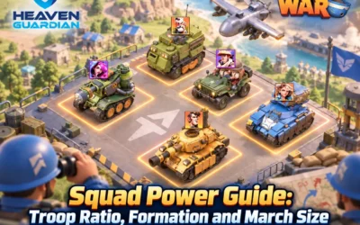 Last War Squad Power Guide: Troop Ratio, Formation and March Size