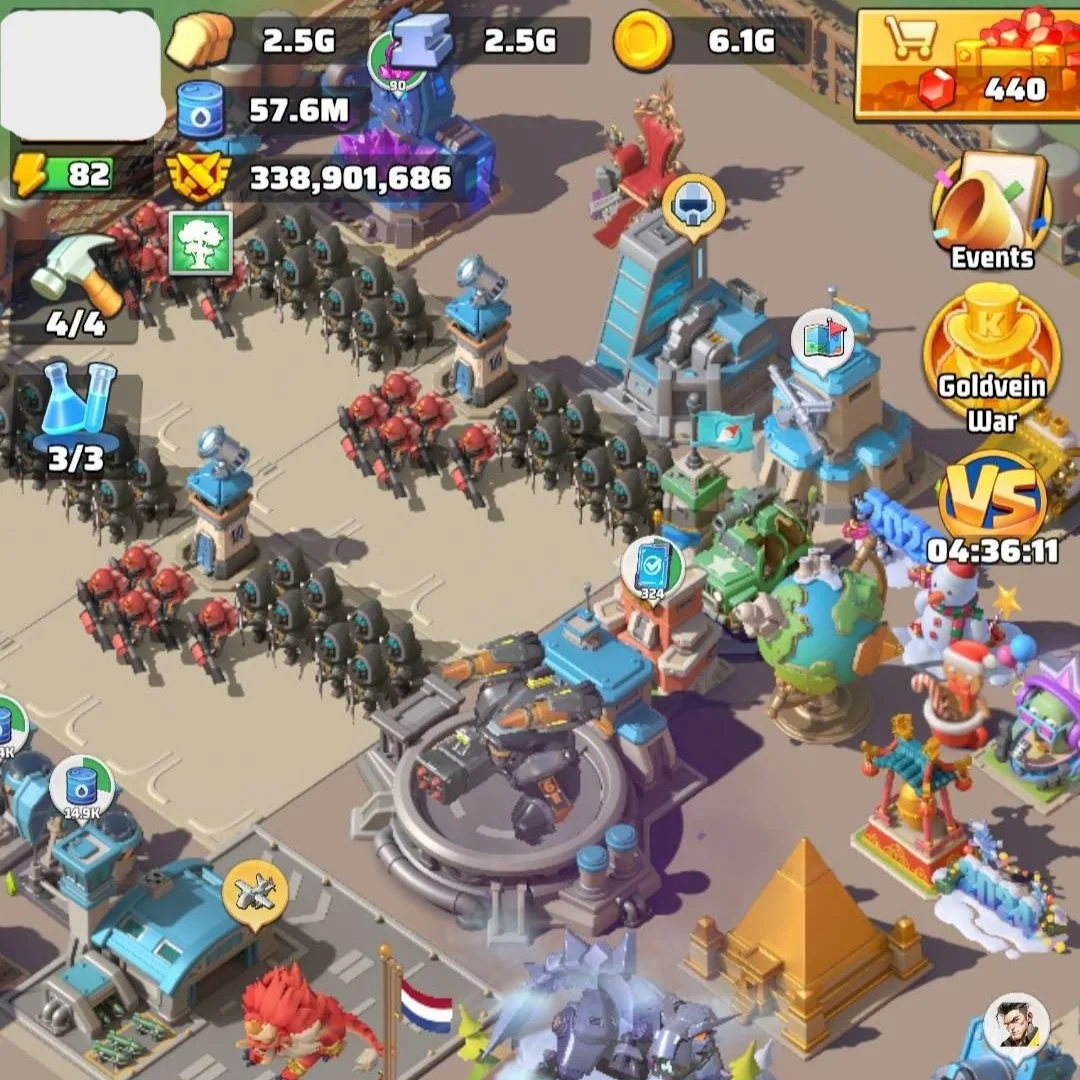 Last War account for sale THP 212M Whale Account