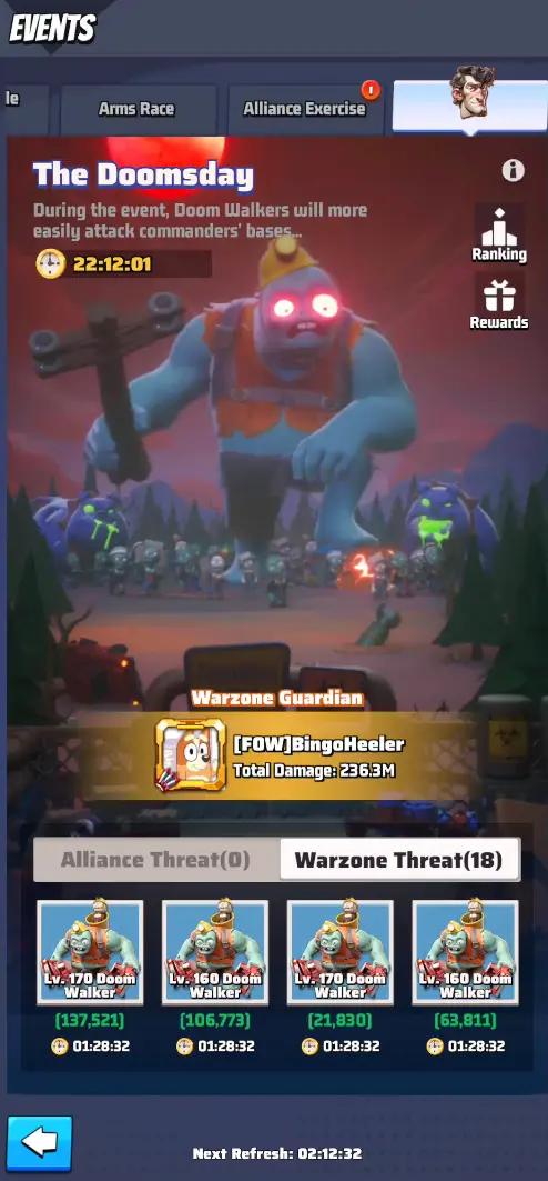 Last War The Doomsday Event Screen