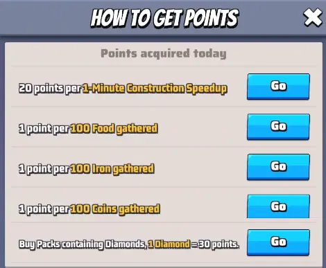 Last War Top Commander How to get Points Stage 2