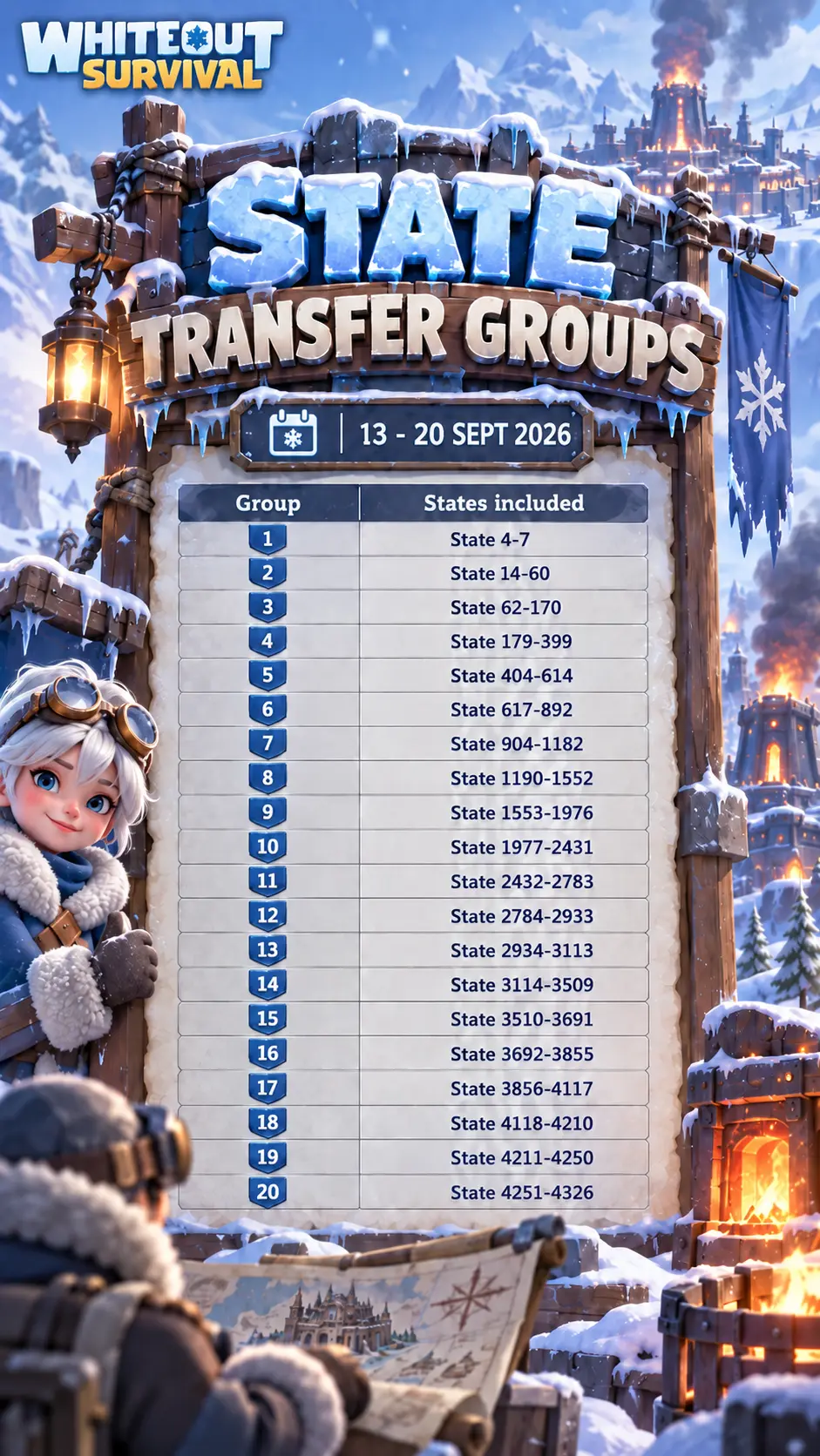 Whiteout Survival Transfer September 2026