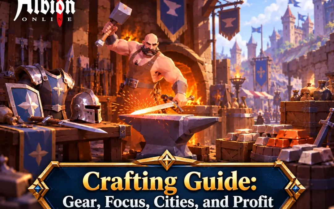 Albion Online Crafting Guide: Gear, Focus, Cities, and Profit