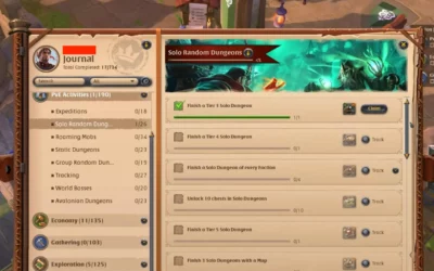 Albion Journal Guide: Categories, Missions, Rewards & Progression