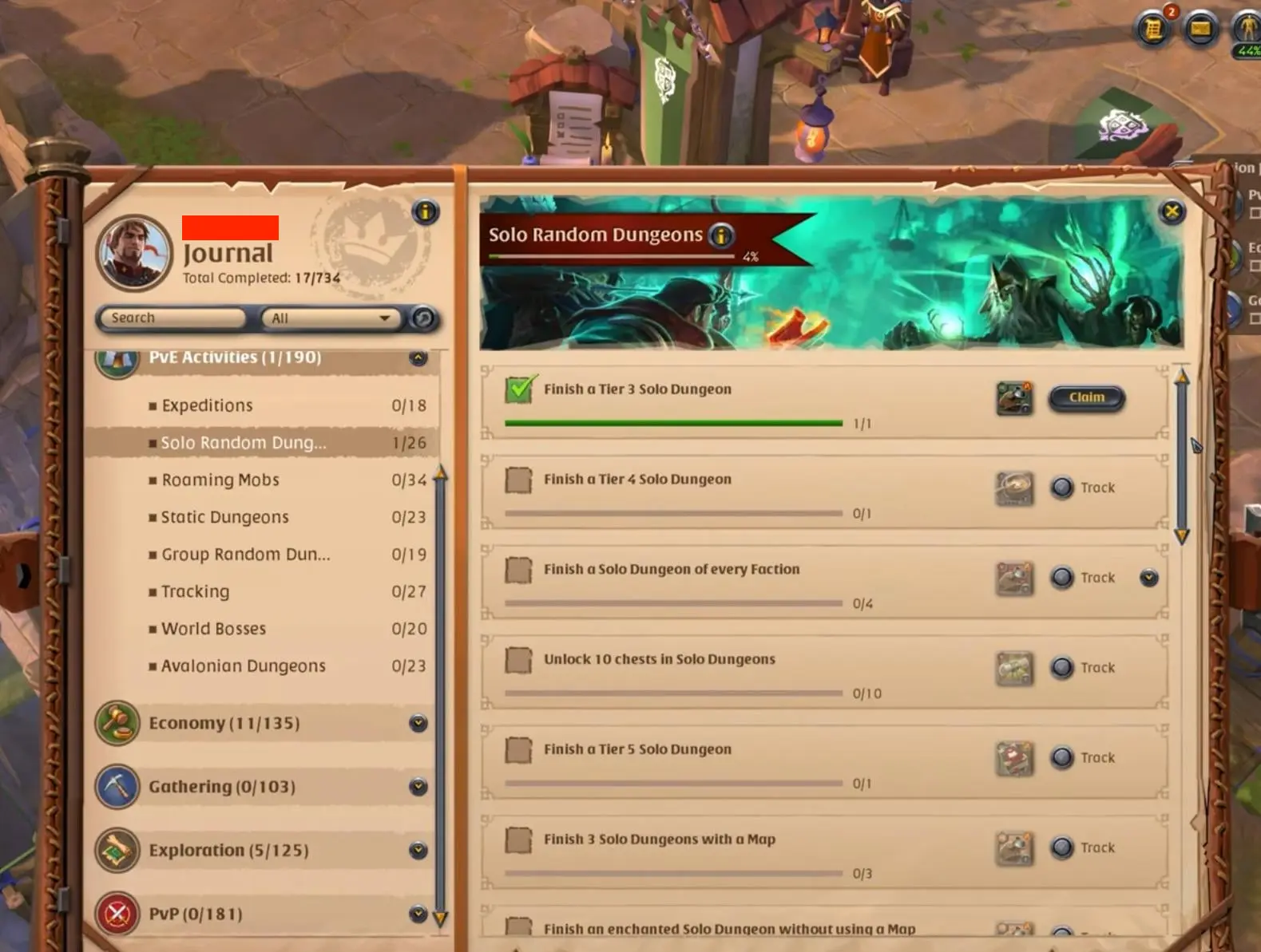 Albion Online Journal