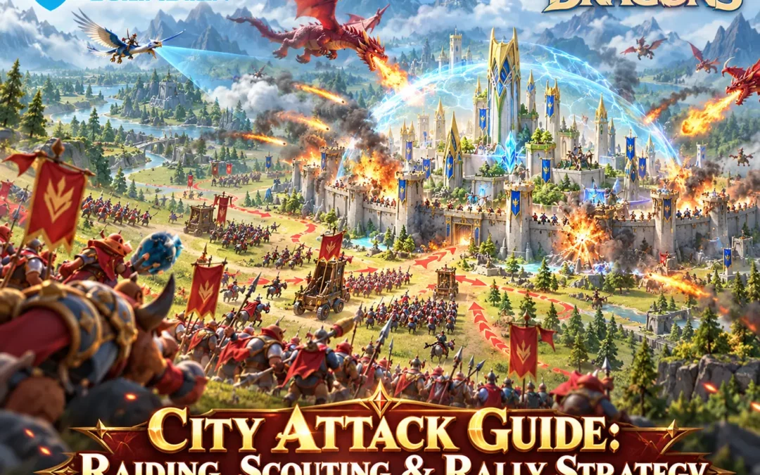 Call of Dragons City Attack Guide: Raiding, Scouting & Rally Strategy