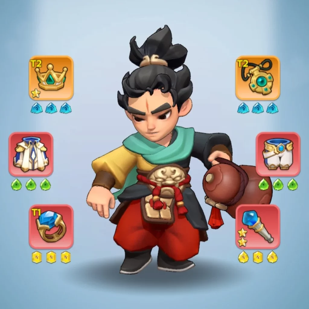 Kingshot account for sale with 573M power Medium Account