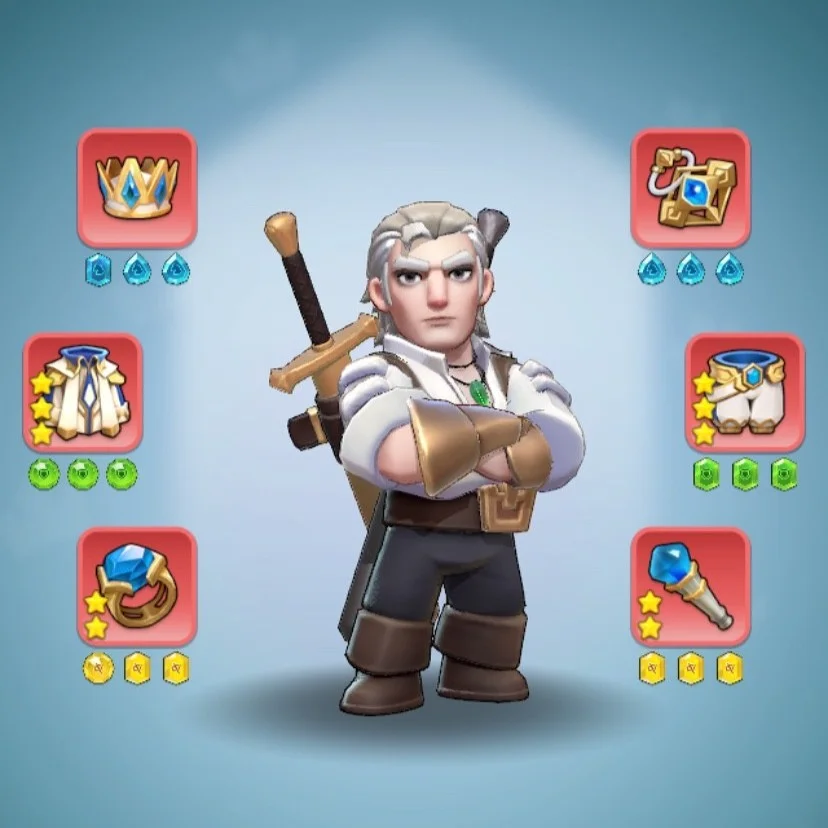 Kingshot account for sale with 348M power Medium Account
