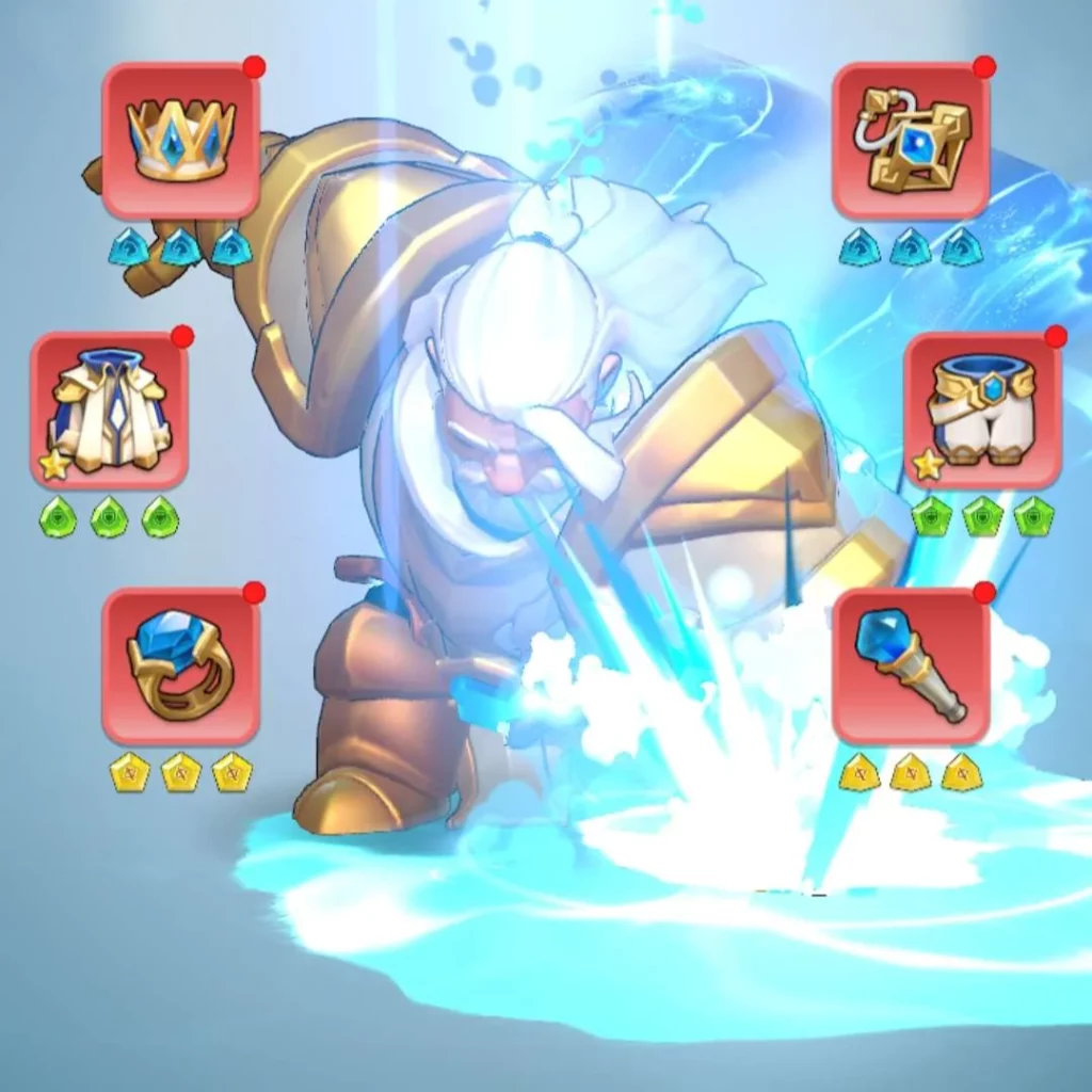 Kingshot account for sale with 390M power Starter Account