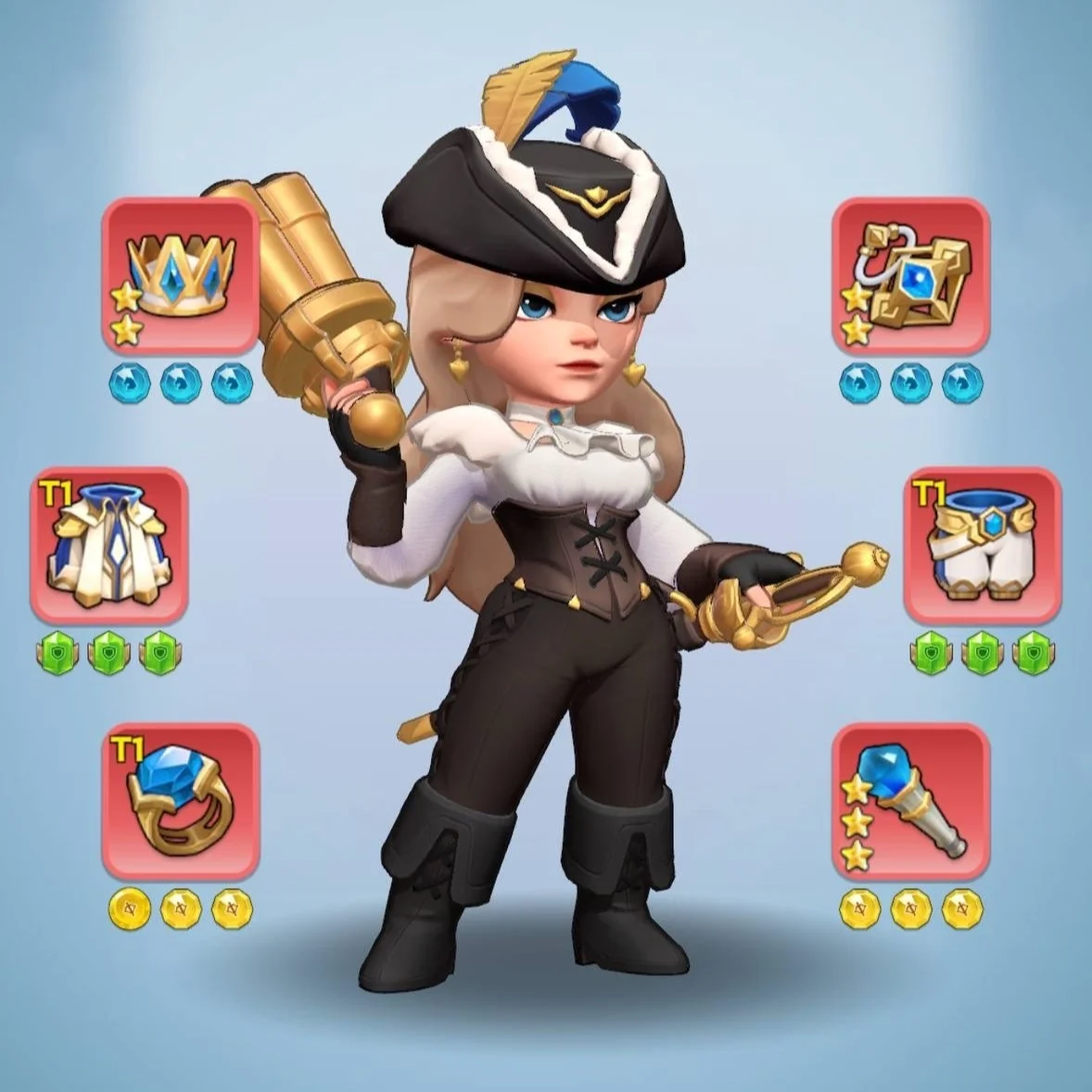 Kingshot account for sale with 721M power Whale Account
