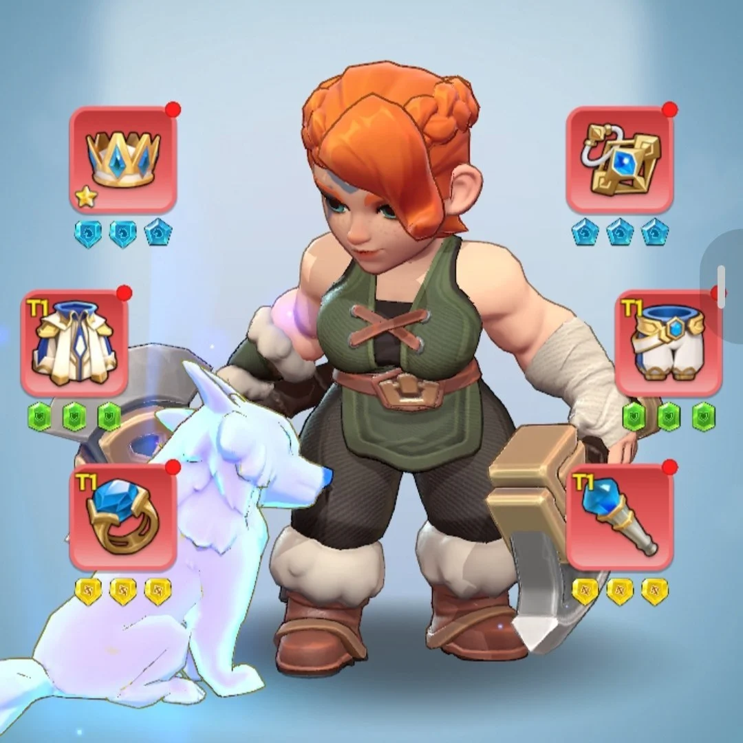 Kingshot account for sale with 724M power Medium Account