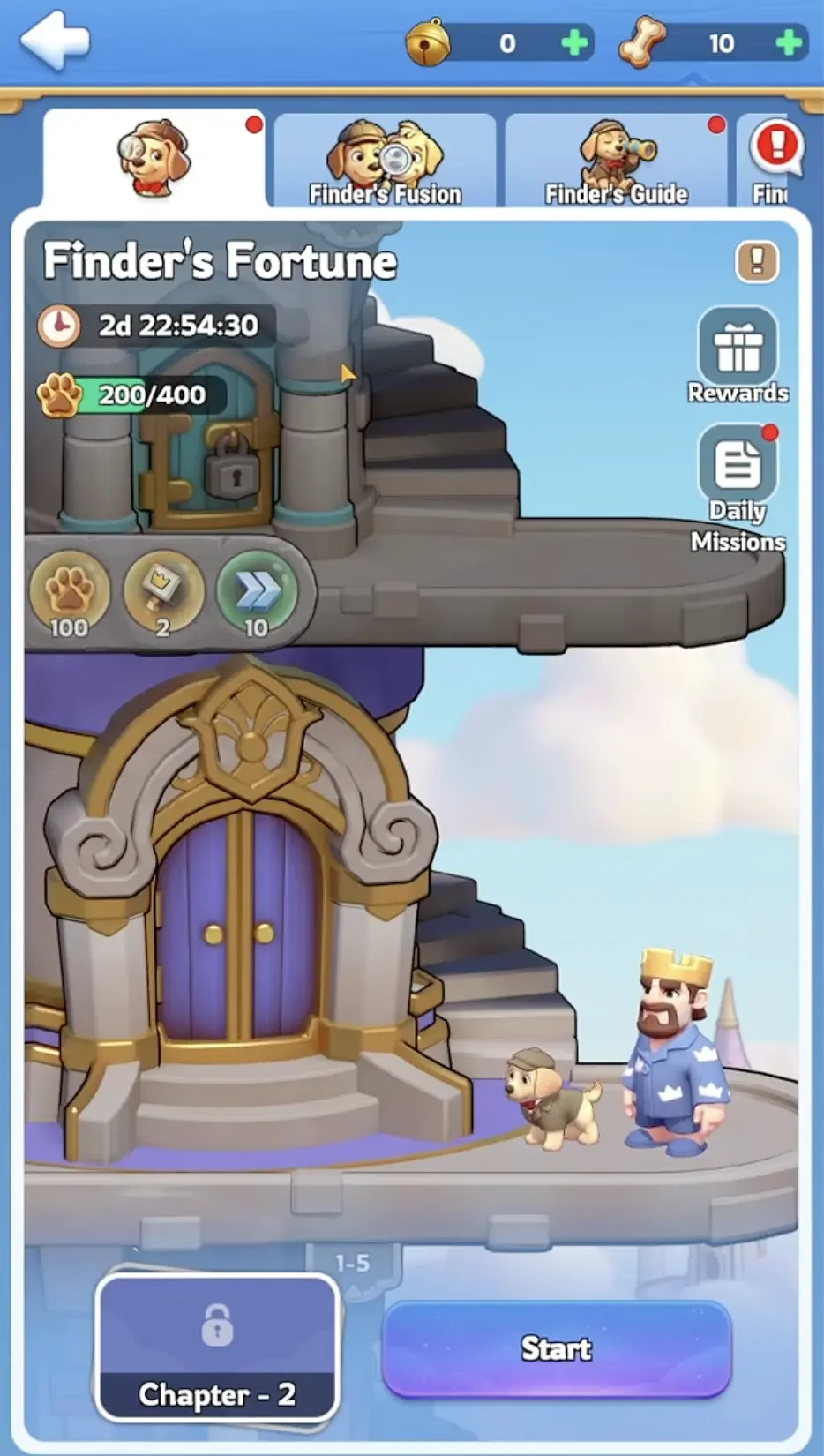 Kingshot Finder's Fortune Event Screen