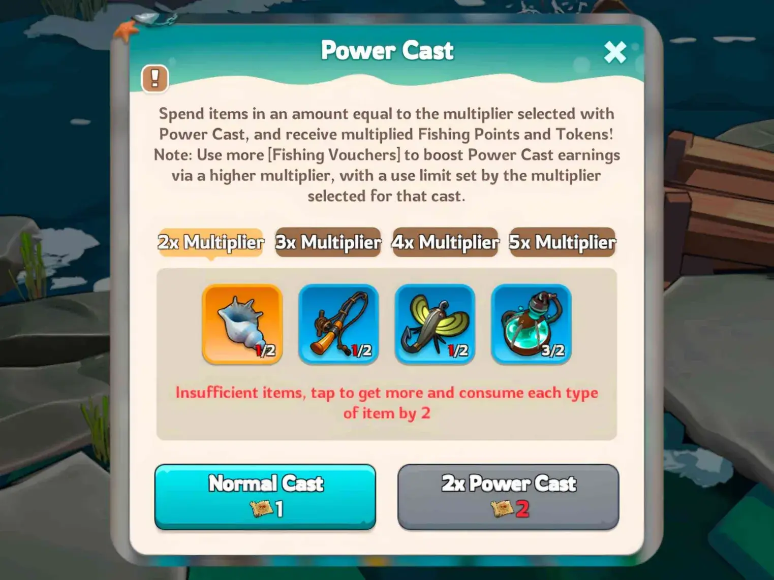 Kingshot Fishing Tournament Power Cast