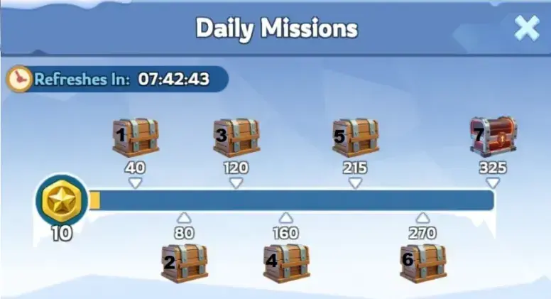 Whiteout Survival Daily Mission Chests