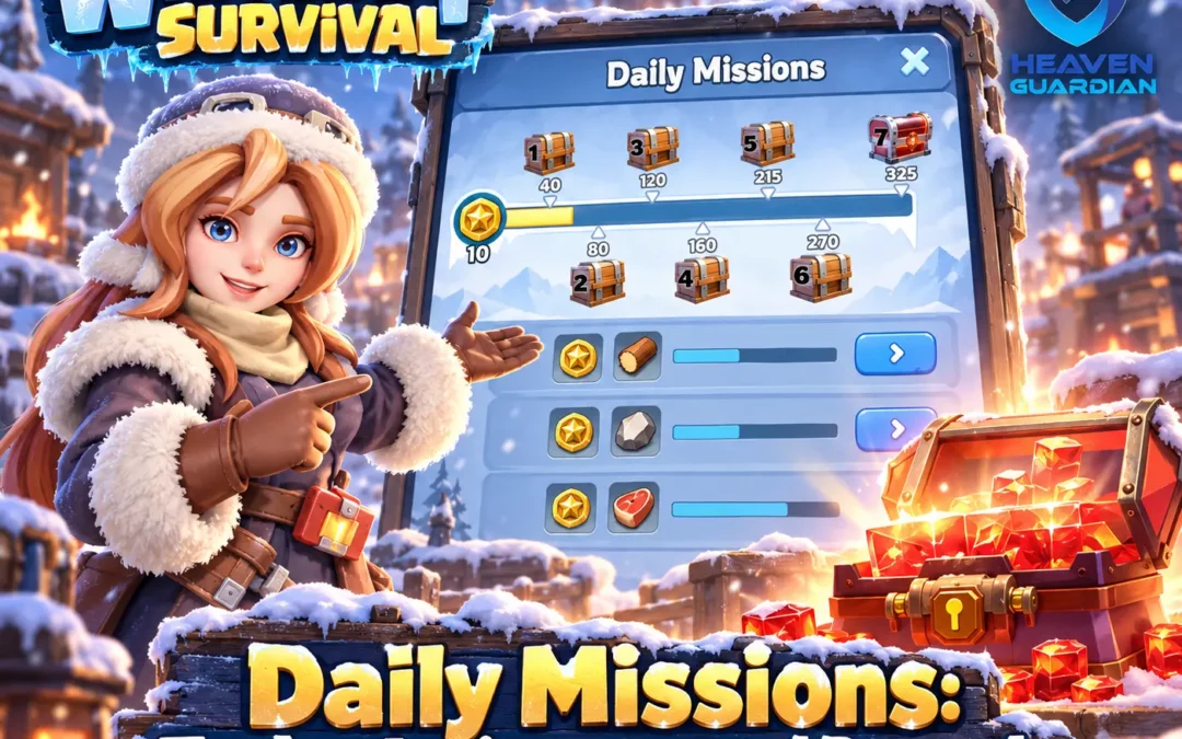 Whiteout Survival Daily Missions: Tasks, Activeness, and Rewards