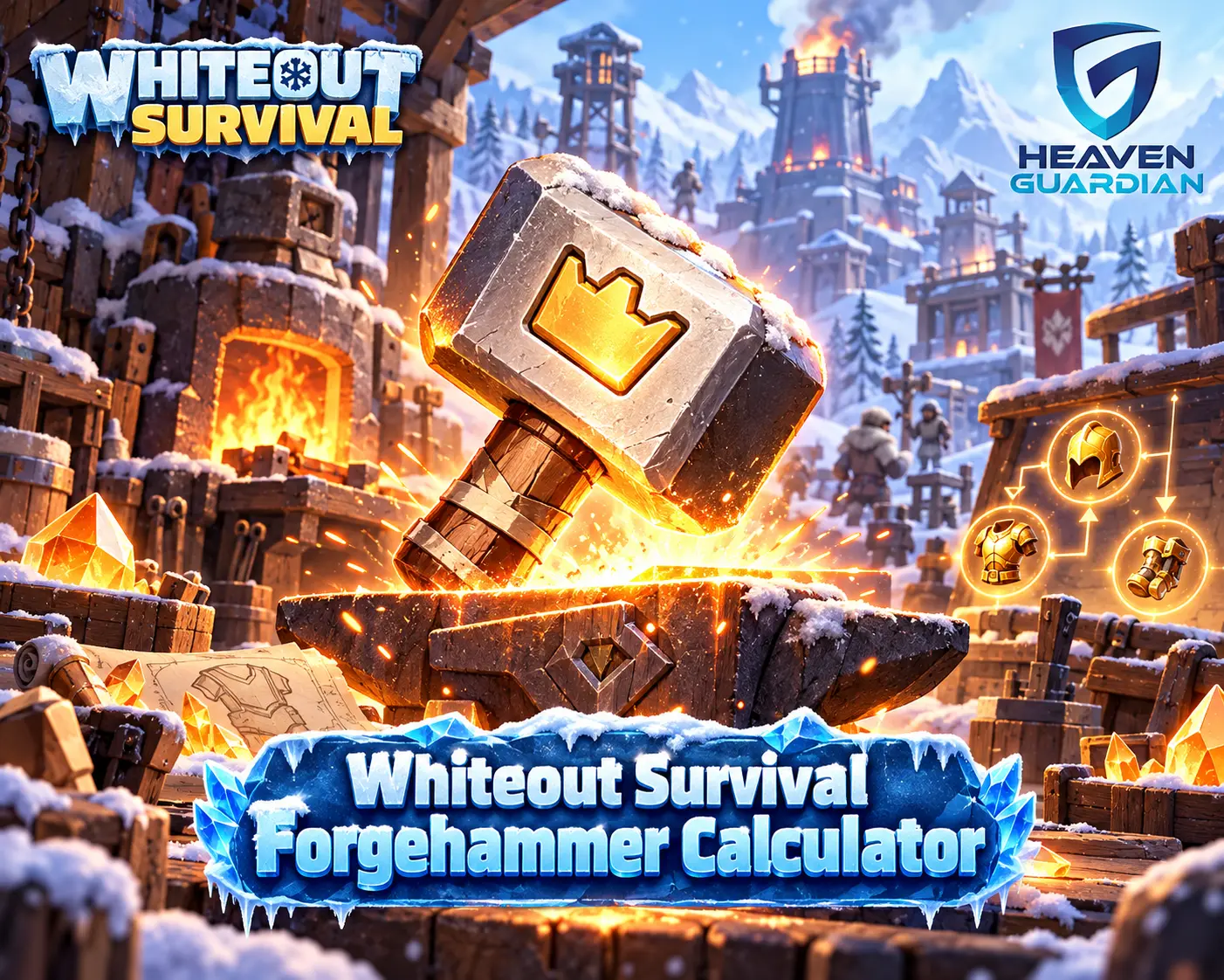 Whiteout Survival Forgehammer Calculator