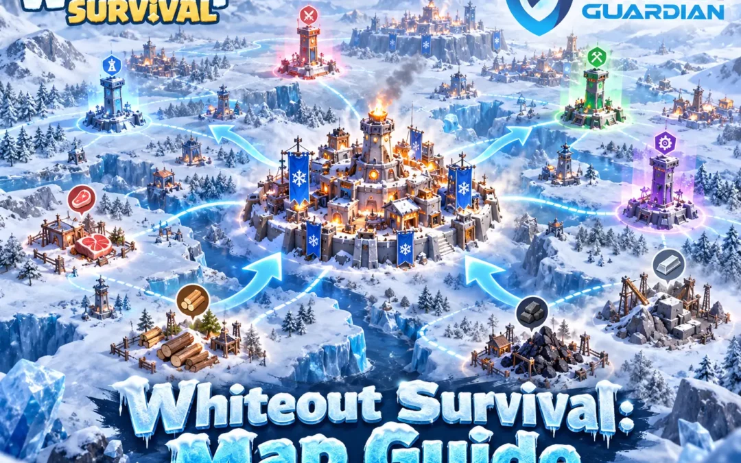 Whiteout Survival Map Guide: Facilities, Resources, and Gathering Tips