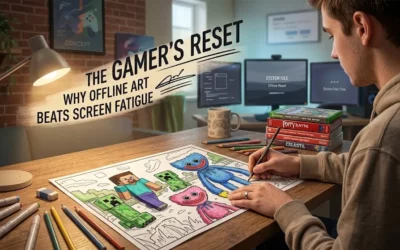 The Gamer’s Reset: Why Coloring Beats Screen Fatigue